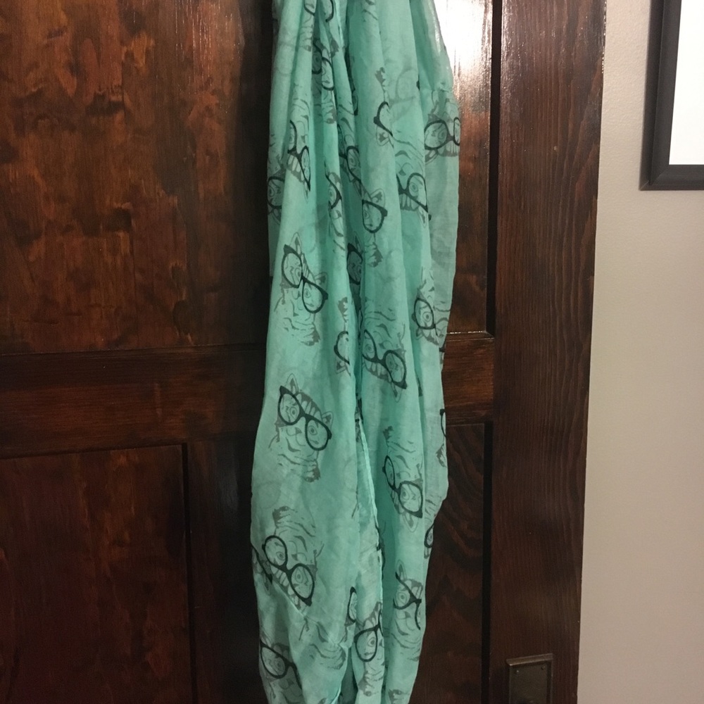 Cat print Infinity Scarf